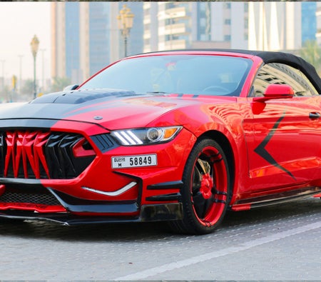 Rent Ford Mustang EcoBoost Convertible V4 2018 in Ajman